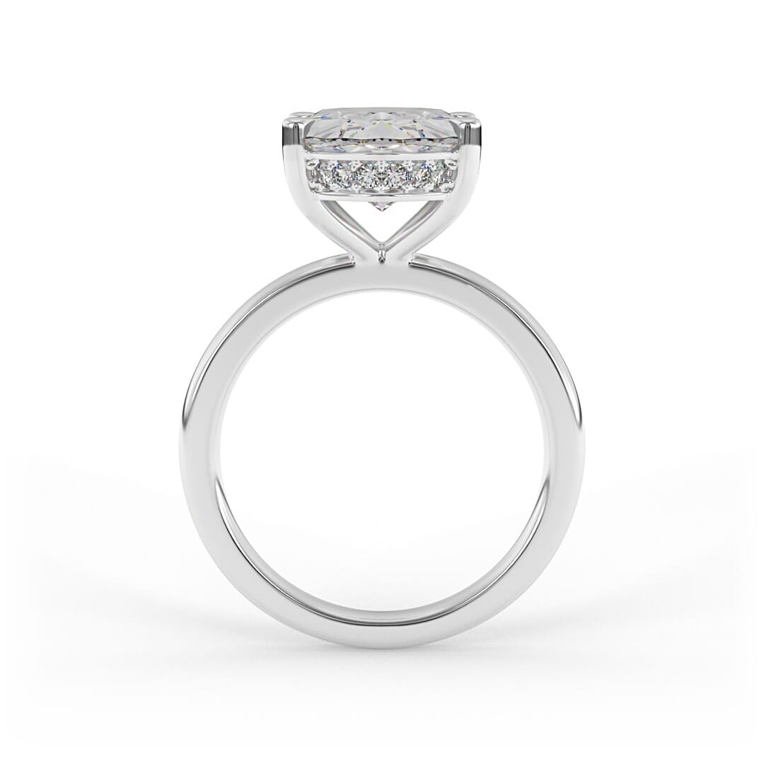 Charlotte Oval Solitaire Set Lab Grown Engagement Ring