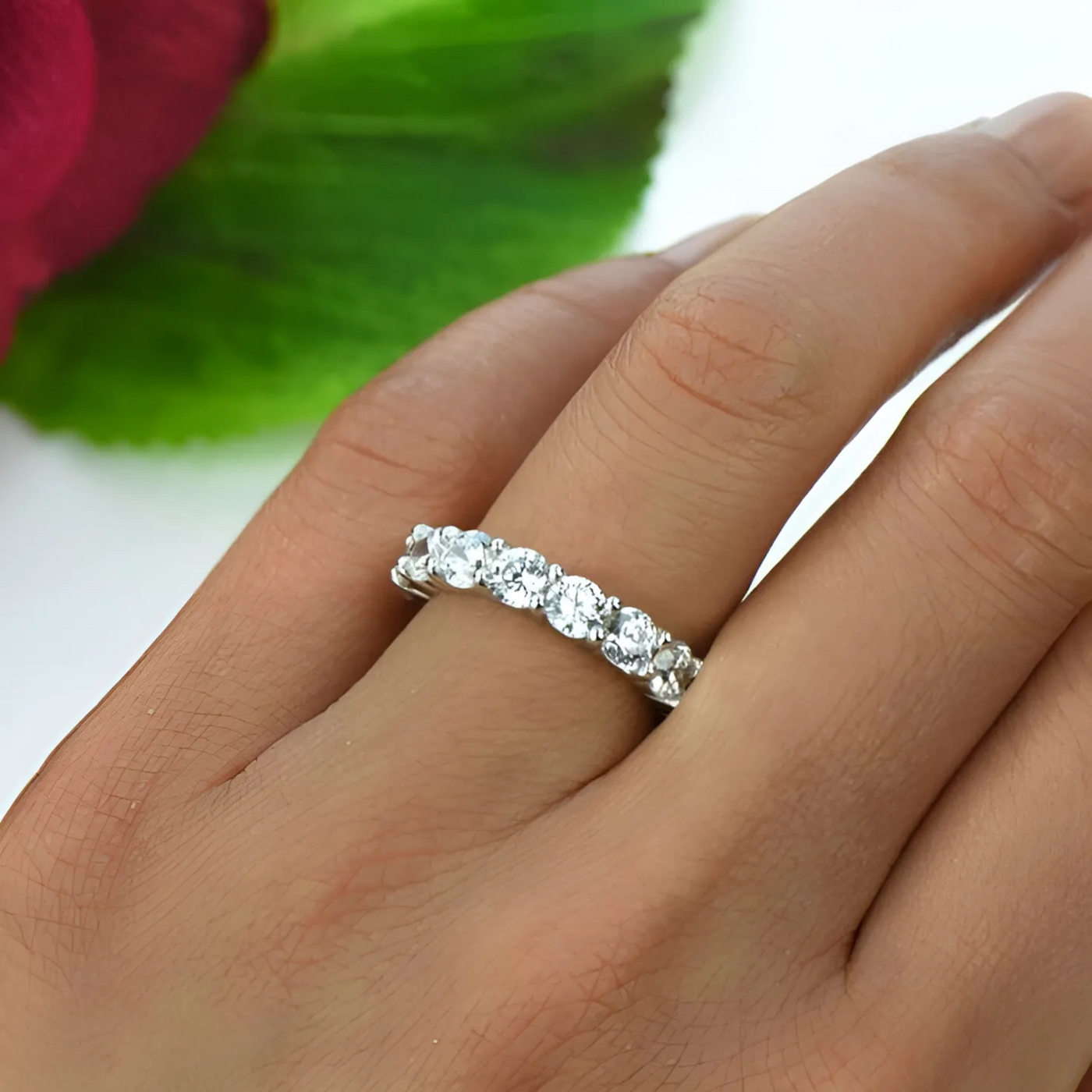 Lab Grown Diamond Eternity Band Ring