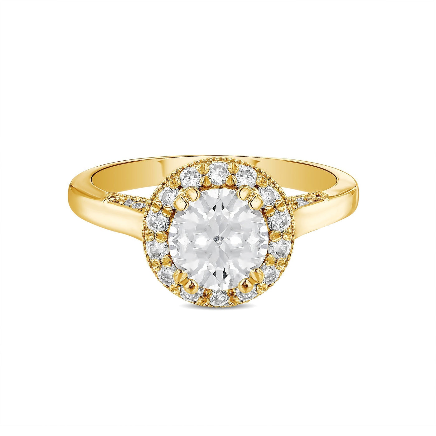 Alona Brilliant Round Engagement Ring