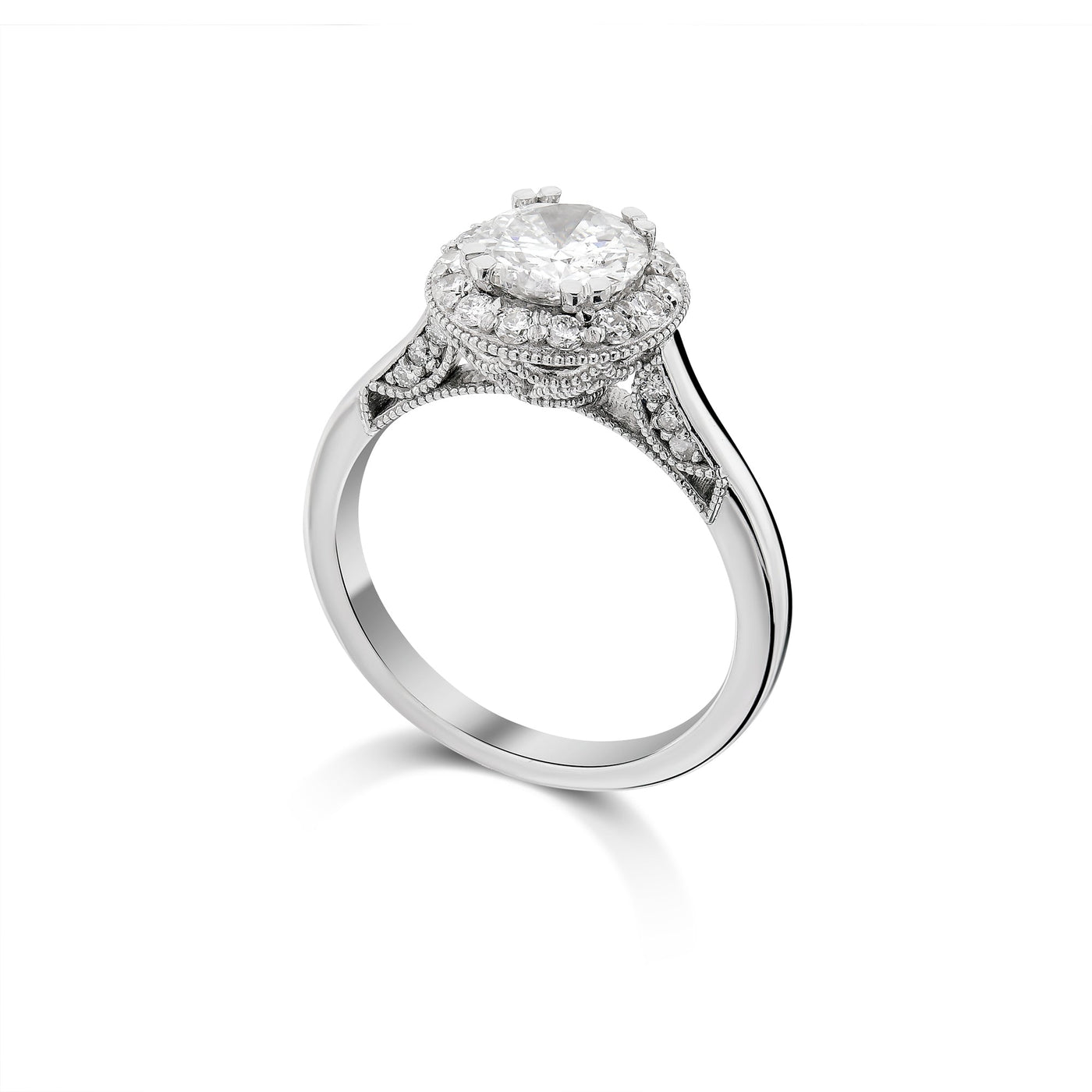 Alona Brilliant Round Engagement Ring