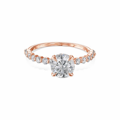 Ava Lab Grown Brilliant Round Engagement Ring