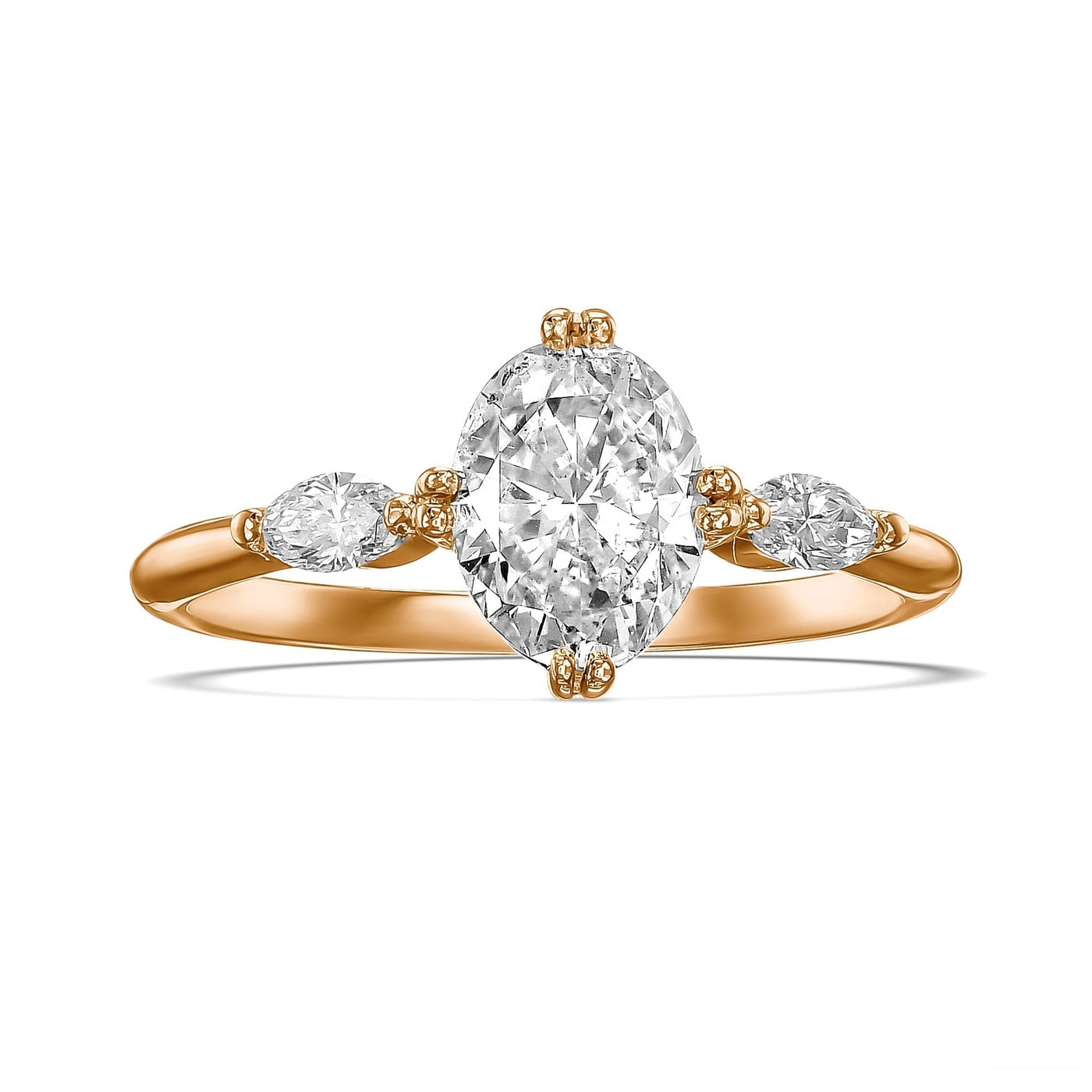 Addison Lab Grown Oval Engagement Ring