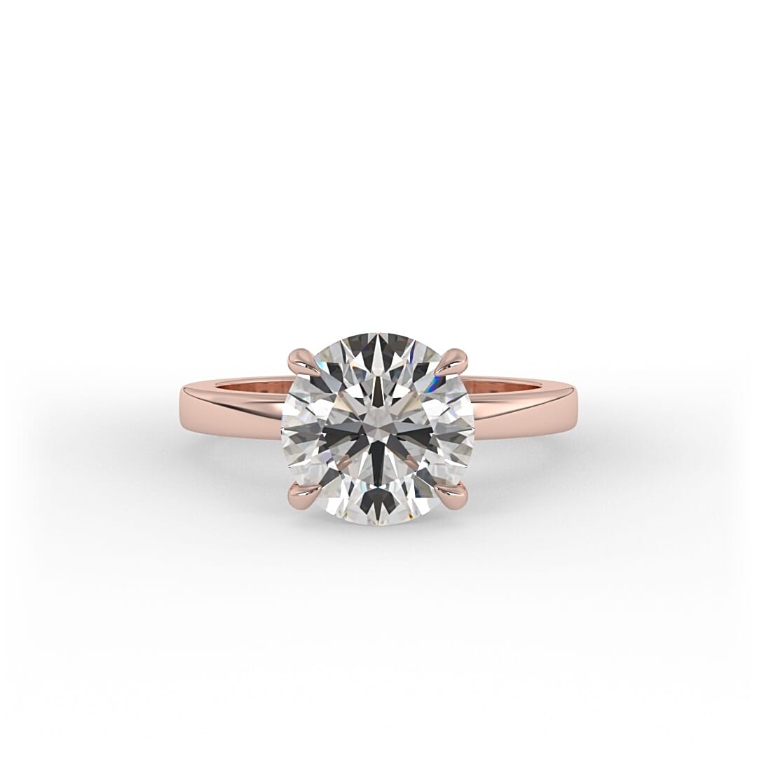 Alice Brilliant Round Solitaire Set Lab Grown Engagement Ring
