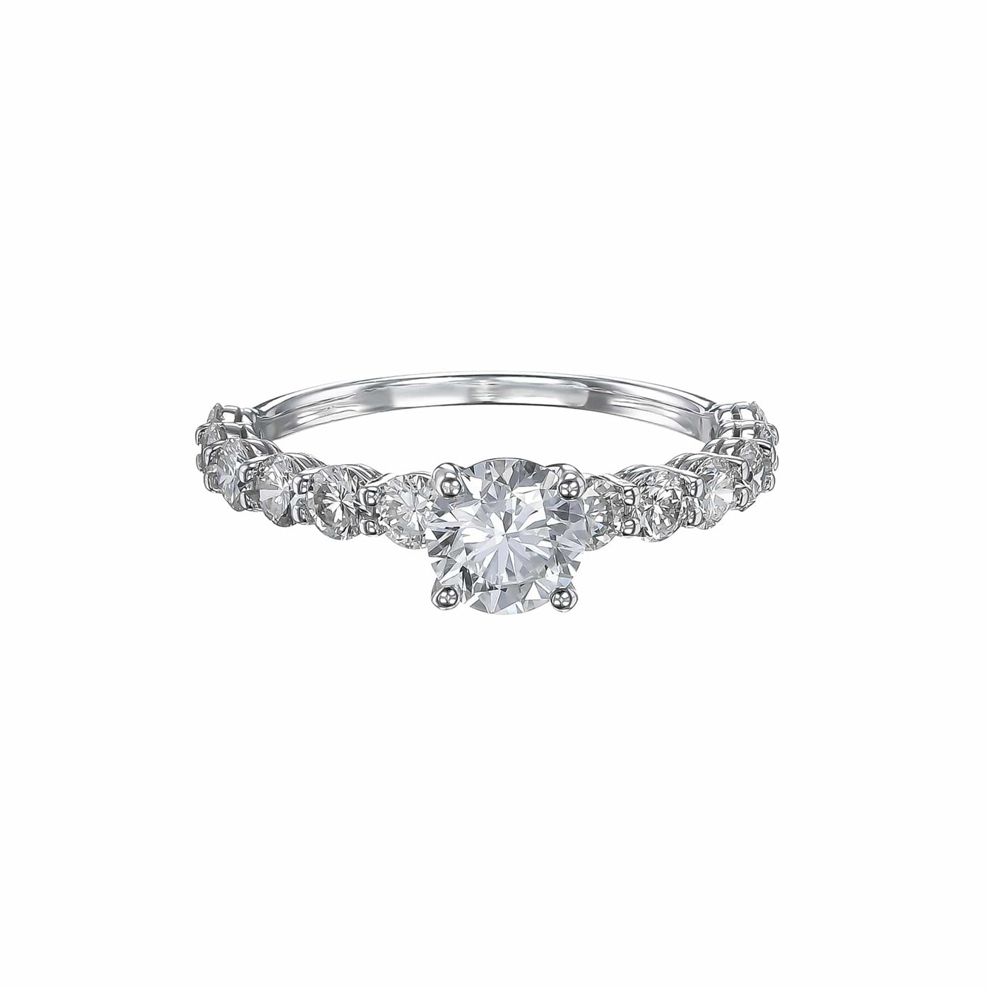 Abbey Brilliant Round Engagement Ring