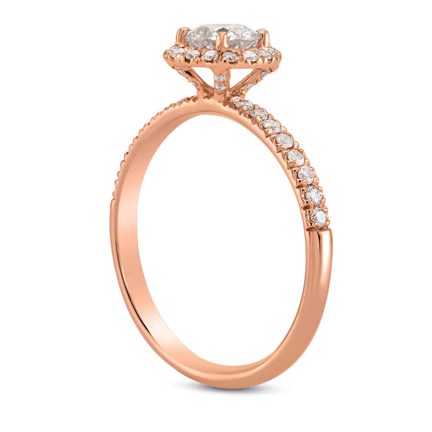 Louisa Brilliant Round Engagement Ring