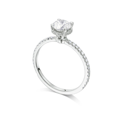 Dalia Brilliant Round Engagement Ring