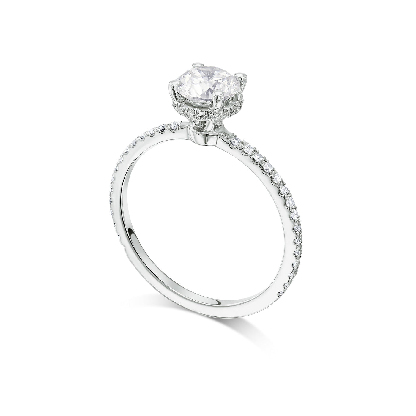 Dalia Lab Grown Brilliant Round Engagement Ring