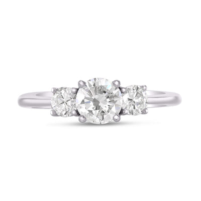 Dana Lab Grown 3-Stone Brilliant Round Engagement Ring