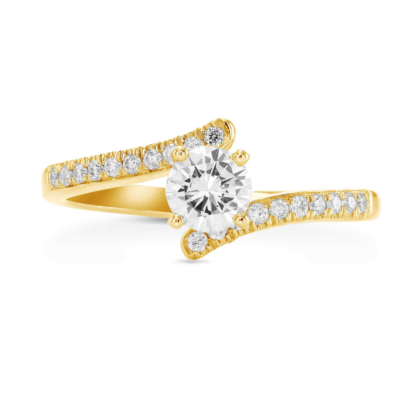 Galya Brilliant Round Engagement Ring