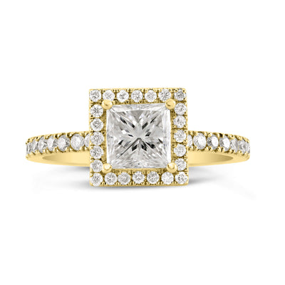 Dina Princess Engagement Ring