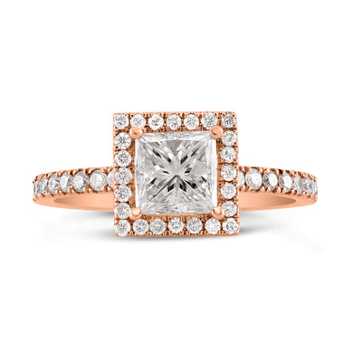 Dina Princess Engagement Ring