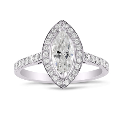 Jenna Marquise Lab Grown Engagement Ring