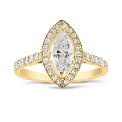 Jenna Marquise Lab Grown Engagement Ring