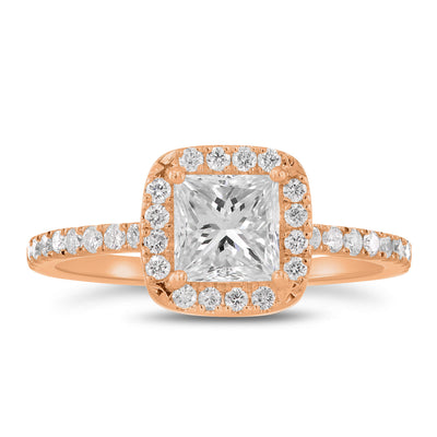 Briana Cushion Lab Grown Engagement Ring