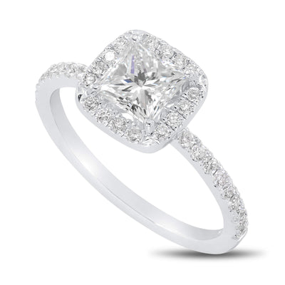 Briana Cushion Lab Grown Engagement Ring