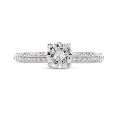 Becca Brilliant Round Lab Grown Engagement Ring