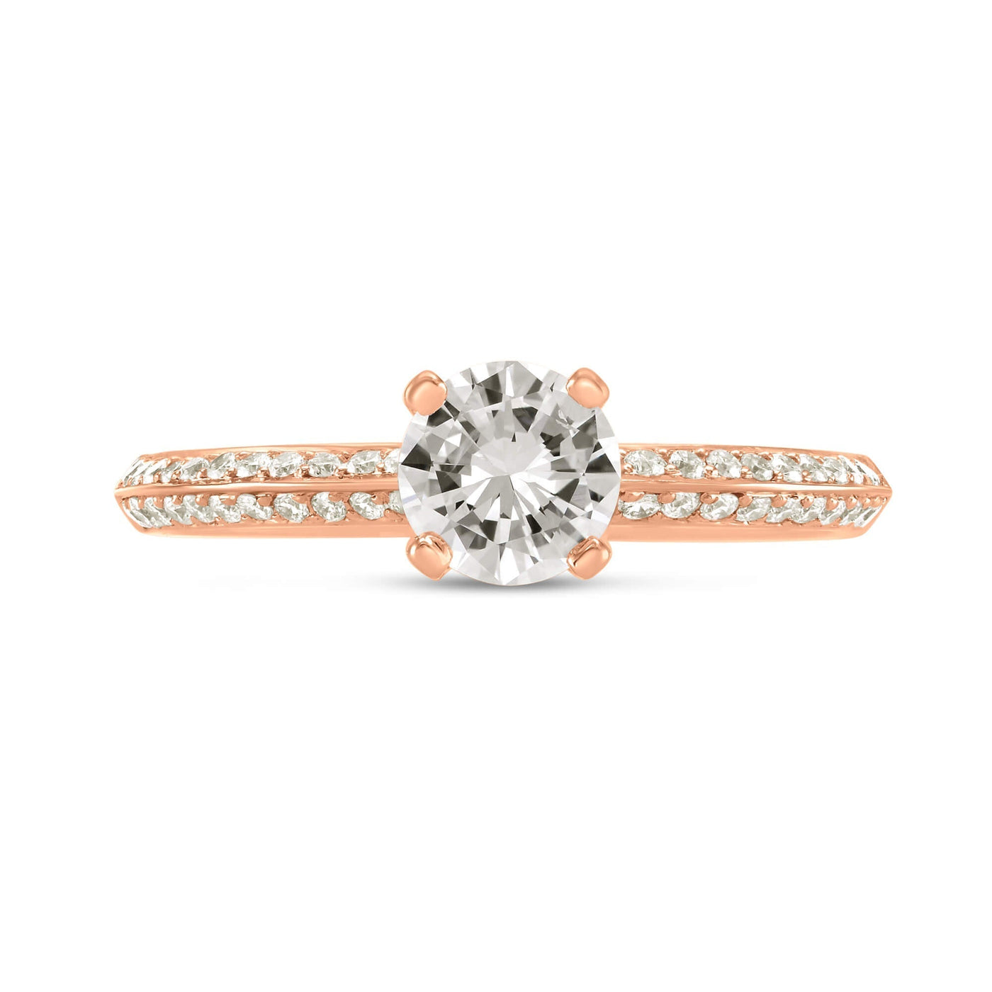 Becca Brilliant Round Lab Grown Engagement Ring