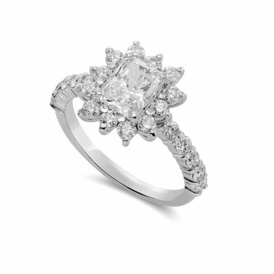 Denise Lab Grown Radiant Engagement Ring