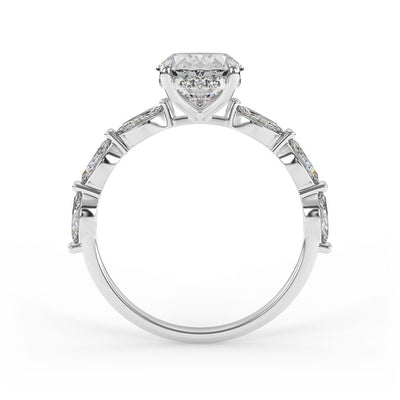 Camila Oval Prong Set Engagement Ring