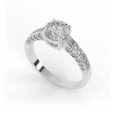 Chloe Brilliant Round Engagement Ring