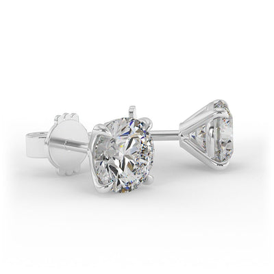 Lab Grown Diamond Brilliant Round Stud Earrings