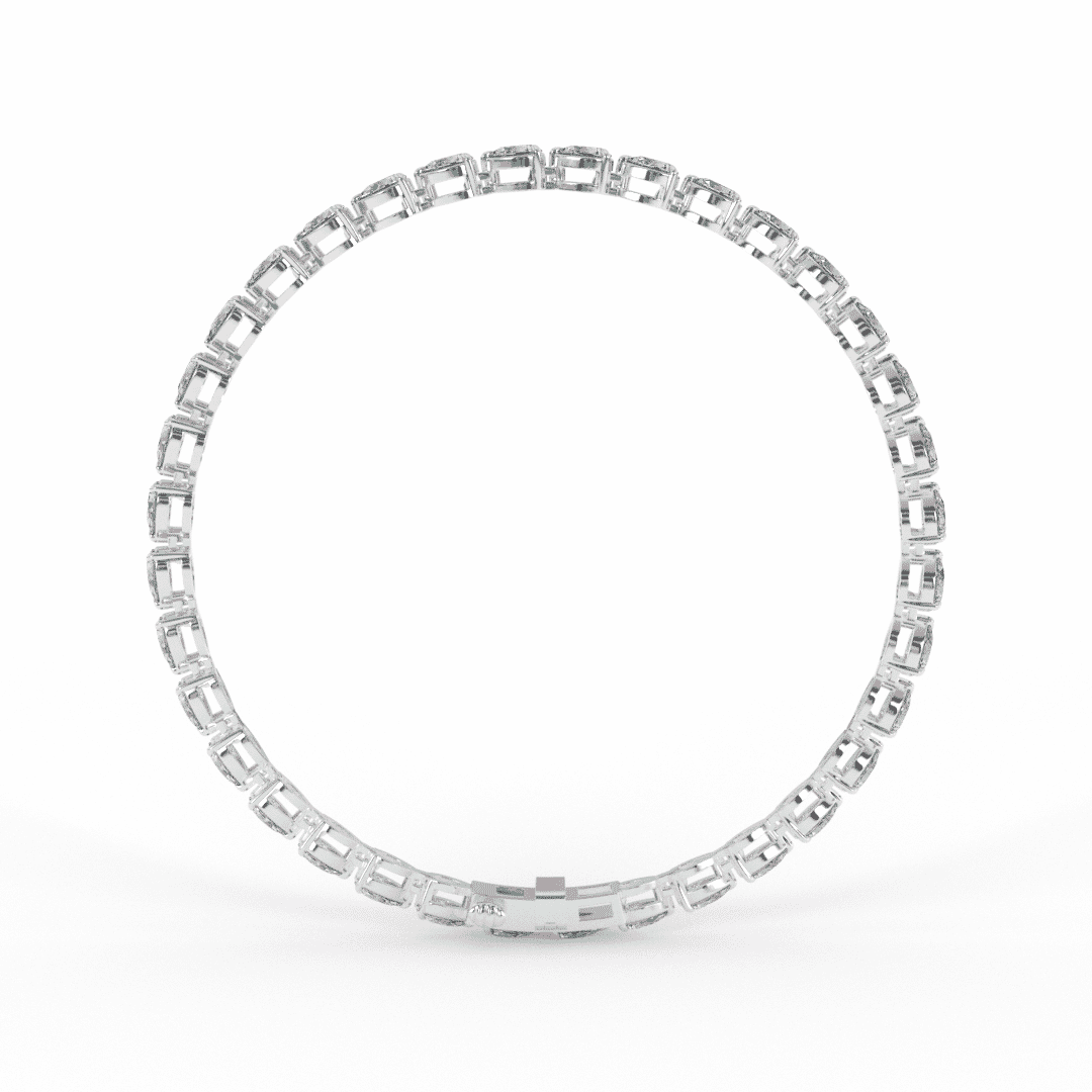 Diamond Pear Tennis Bracelet