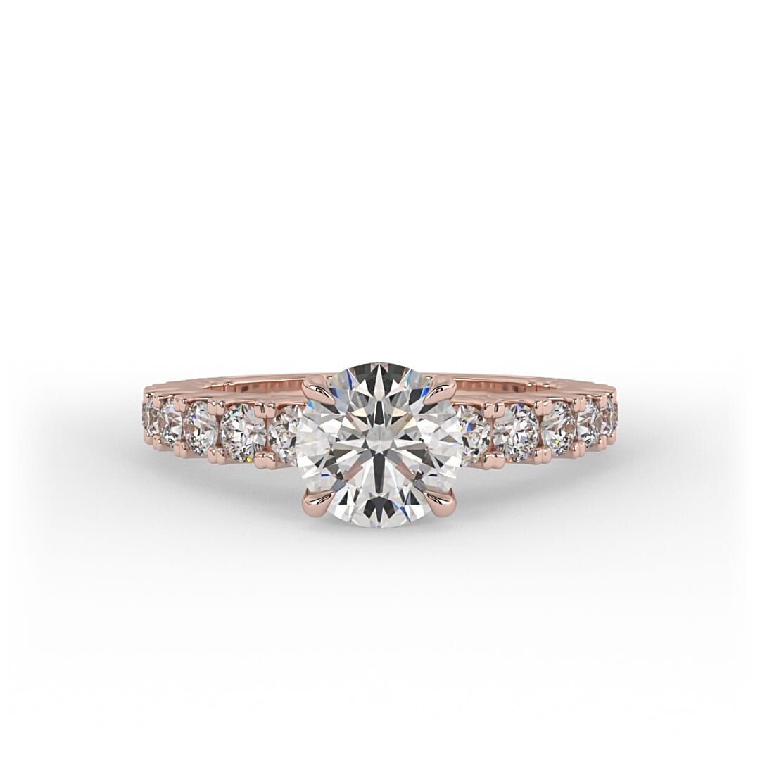 Lily Brilliant Round Engagement Ring