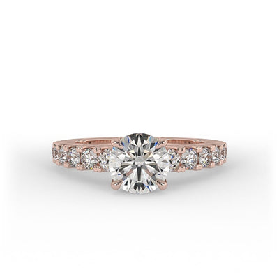 Lily Brilliant Round Engagement Ring