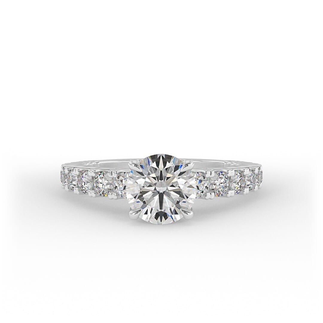 Lily Brilliant Round Engagement Ring
