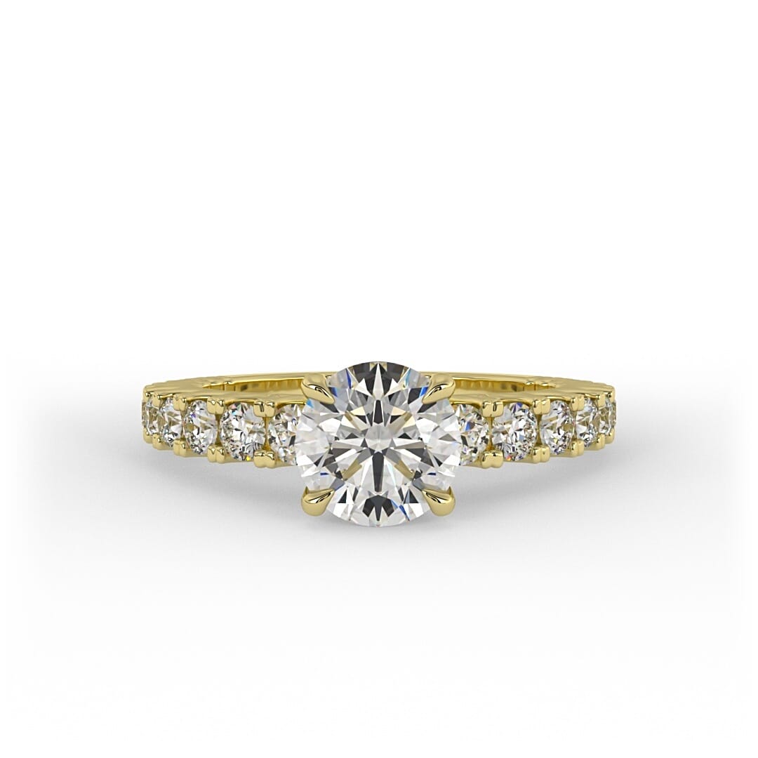 Lily Brilliant Round Engagement Ring