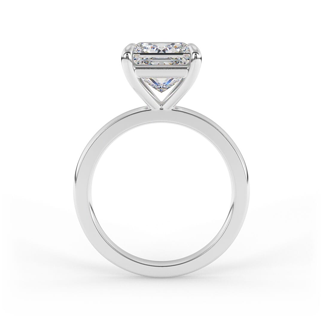 Lucy Princess Solitaire Set Lab Grown Engagement Ring