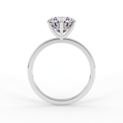 Natalia Brilliant Round Solitaire Set Engagement Ring