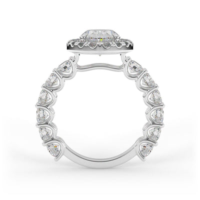 Olivia Oval Halo Set Engagement Ring