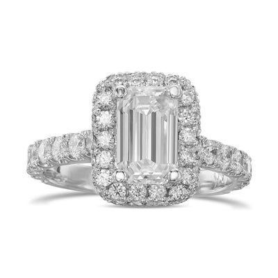 Annabelle Emerald Engagement Ring