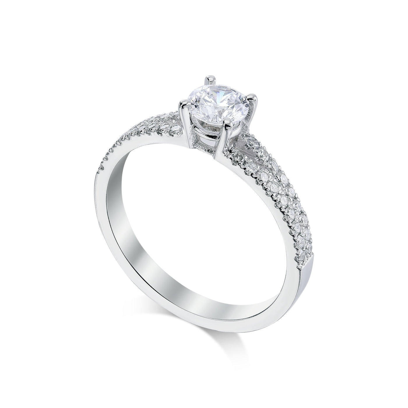 Florence Brilliant Round Engagement Ring