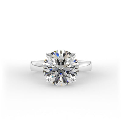 Romy Brilliant Round Solitaire Set Lab Grown Engagement Ring