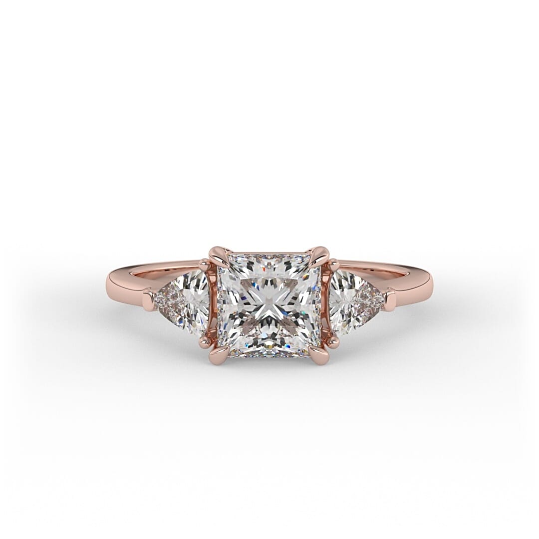 Sofia Princess 3 - Stone Lab Grown Engagement Ring