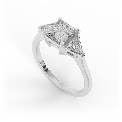 Sofia Princess 3 - Stone Lab Grown Engagement Ring