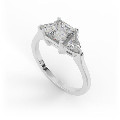 Sofia Princess 3 - Stone Engagement Ring