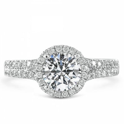 Cindy Brilliant Round Engagement Ring
