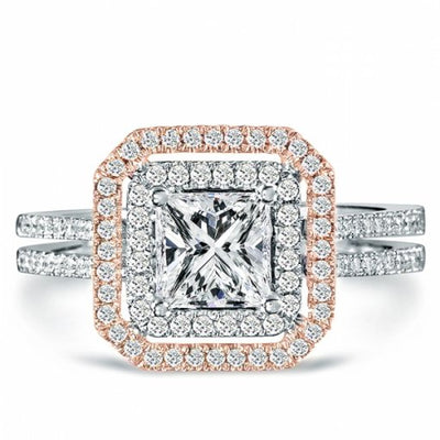 Dominque Princess Lab Grown Engagement Ring