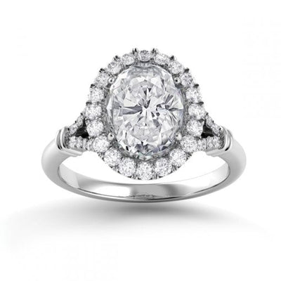 Brittany Oval Lab Grown Engagement Ring