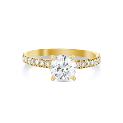 Bell Brilliant Round Engagement Ring