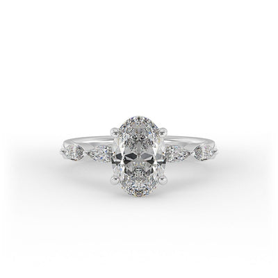 Willow Oval Engagement Ring