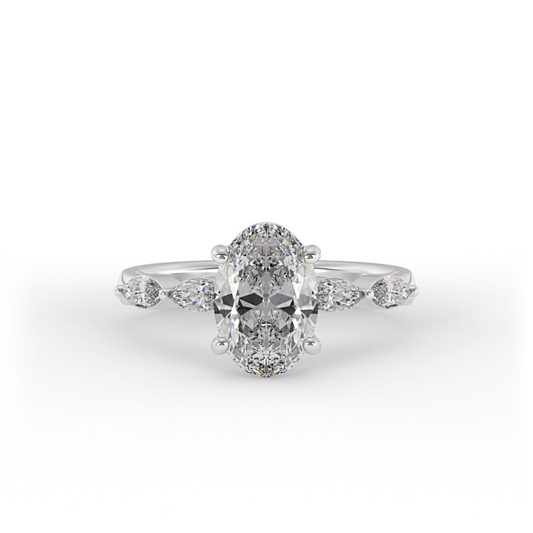 Willow Oval Lab Grown Engagement Ring