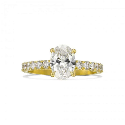Blair Oval Lab Grown Engagement Ring