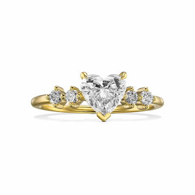 Aria Lab Grown Heart Engagement Ring