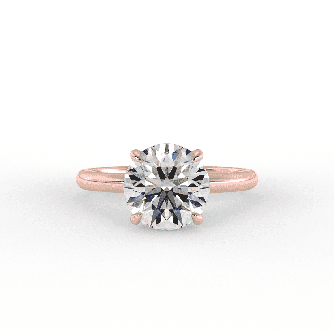 Jenny Brilliant Round Solitaire Engagement Ring