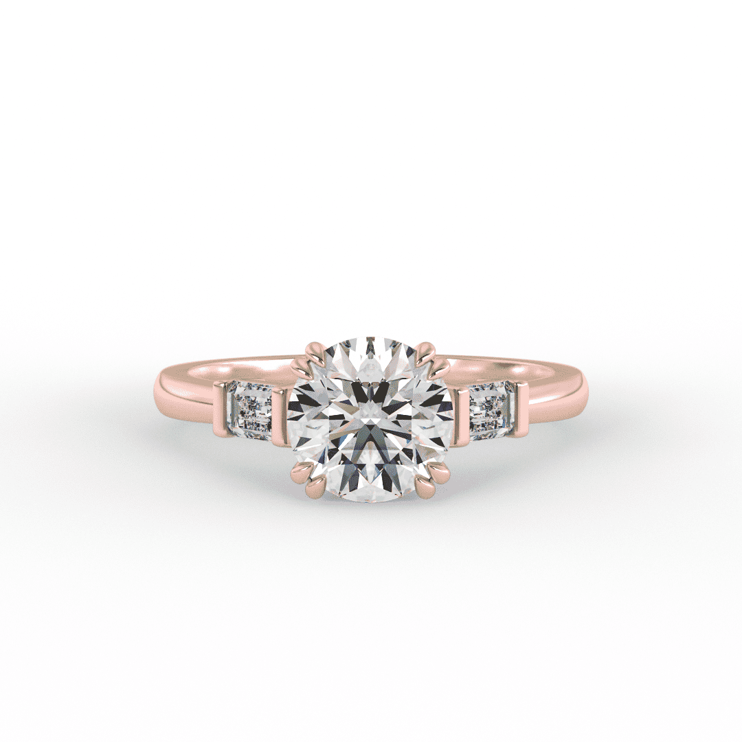 Lab Grown Suzi Brilliant Round Engagement Ring