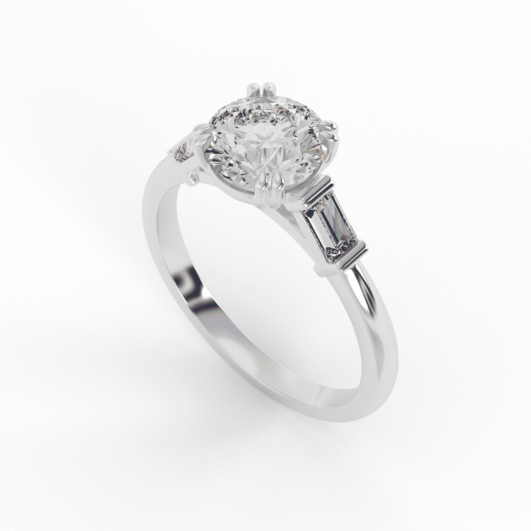 Suzi Brilliant Round Engagement Ring – WONDER JEWELERS